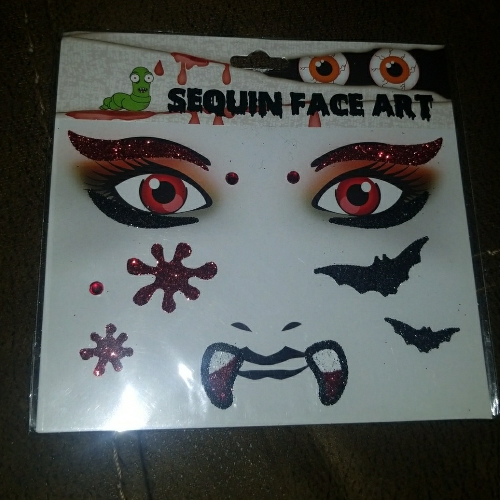 Sequin Face Art